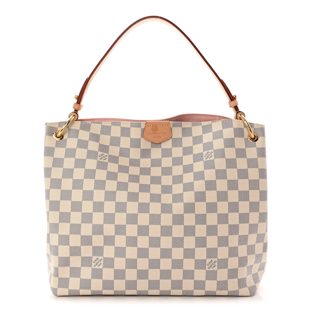 Louis Vuitton Damier Azur Graceful PM Rose Ballerine