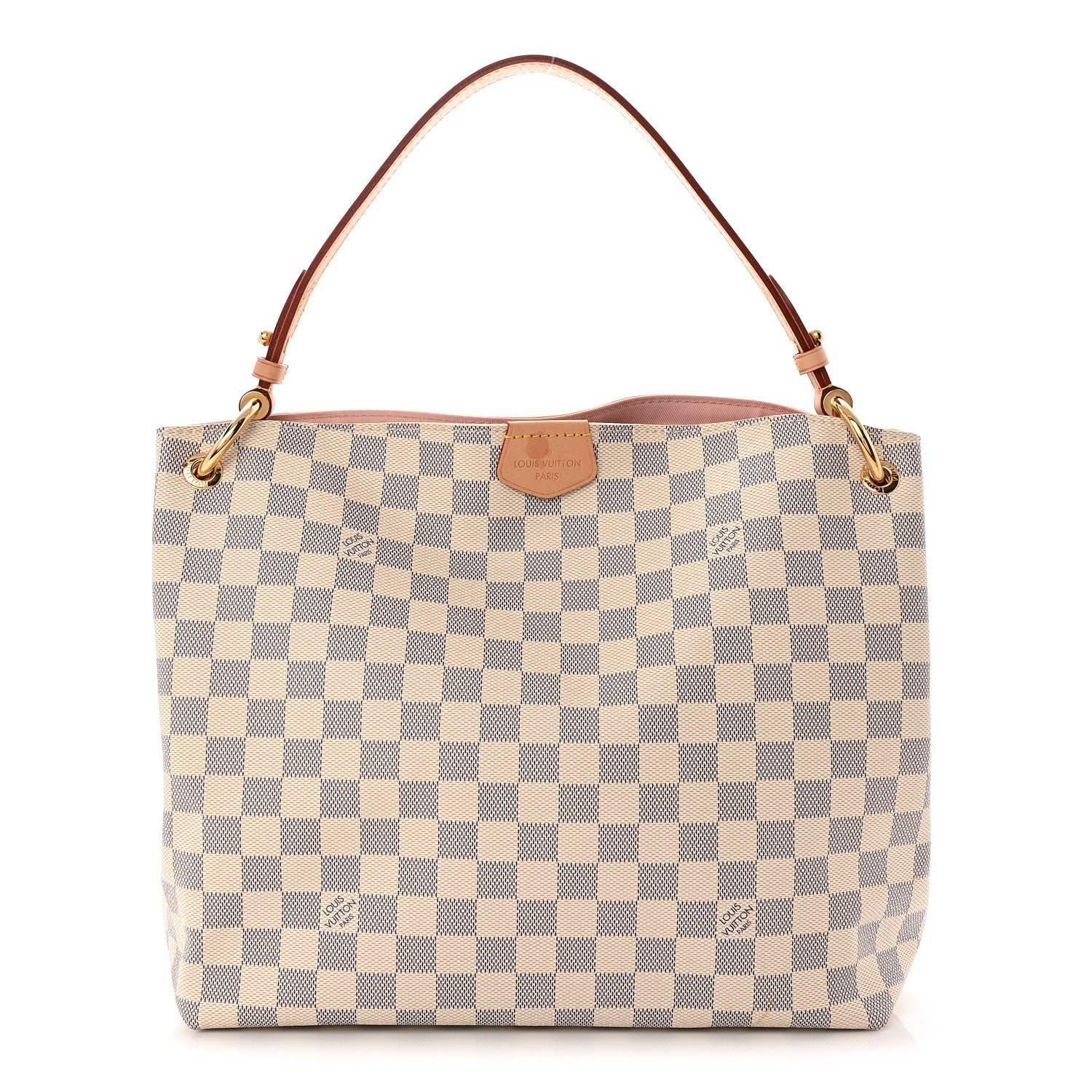 Louis Vuitton Damier Azur Graceful PM Rose Ballerine