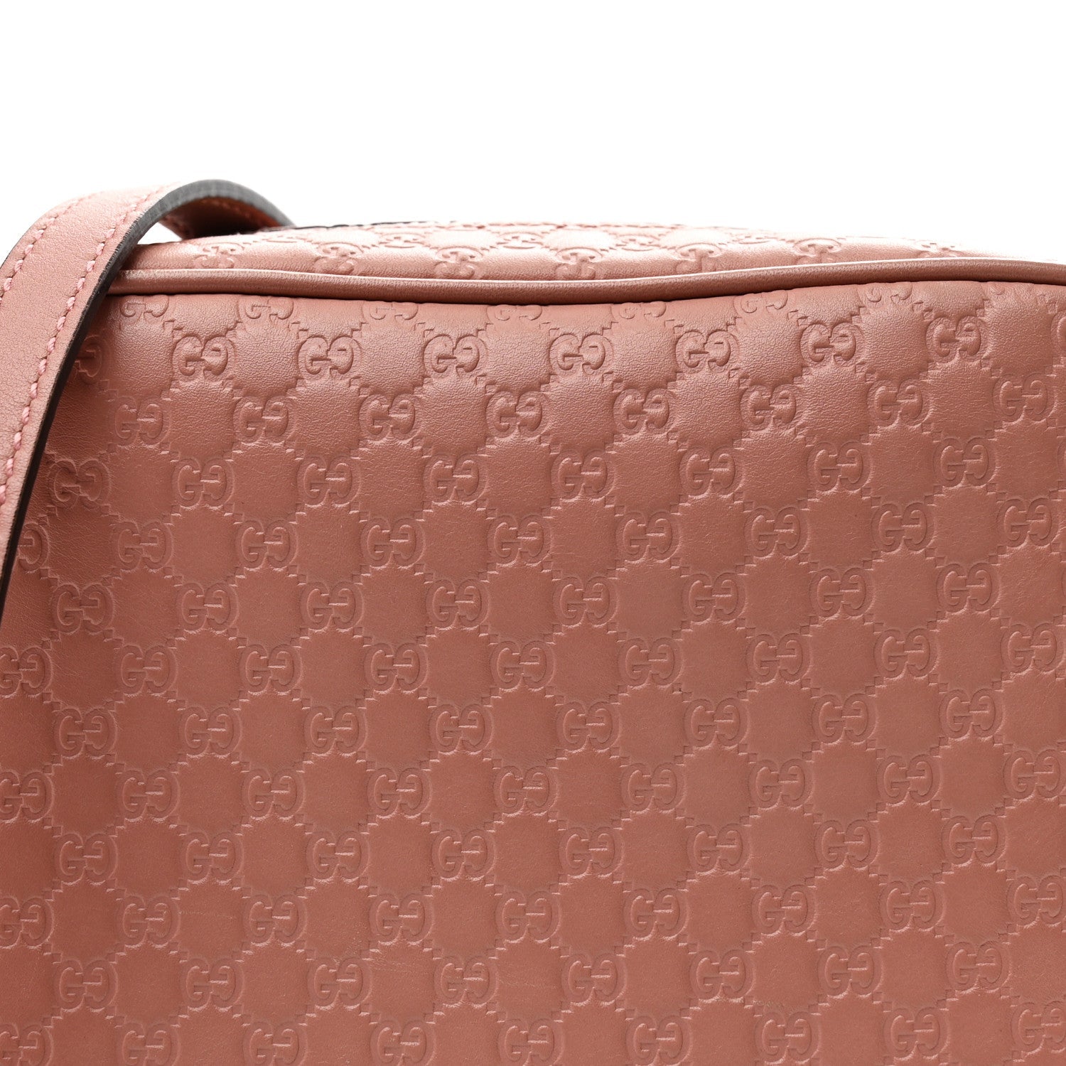 Gucci Soft Microguccissima Mini Bree Messenger Bag Soft Pink