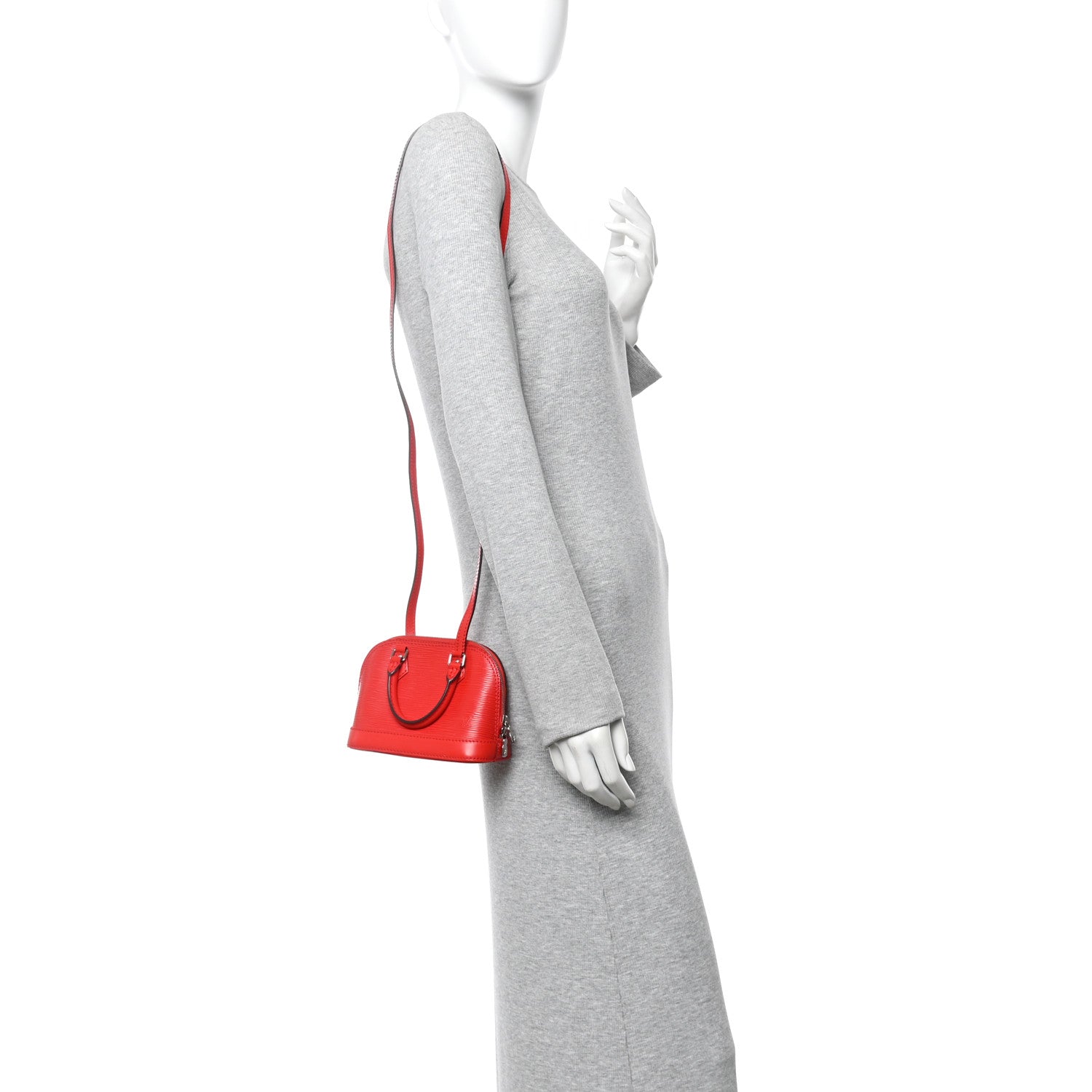 Louis Vuitton Epi Nano Alma Coquelicot
