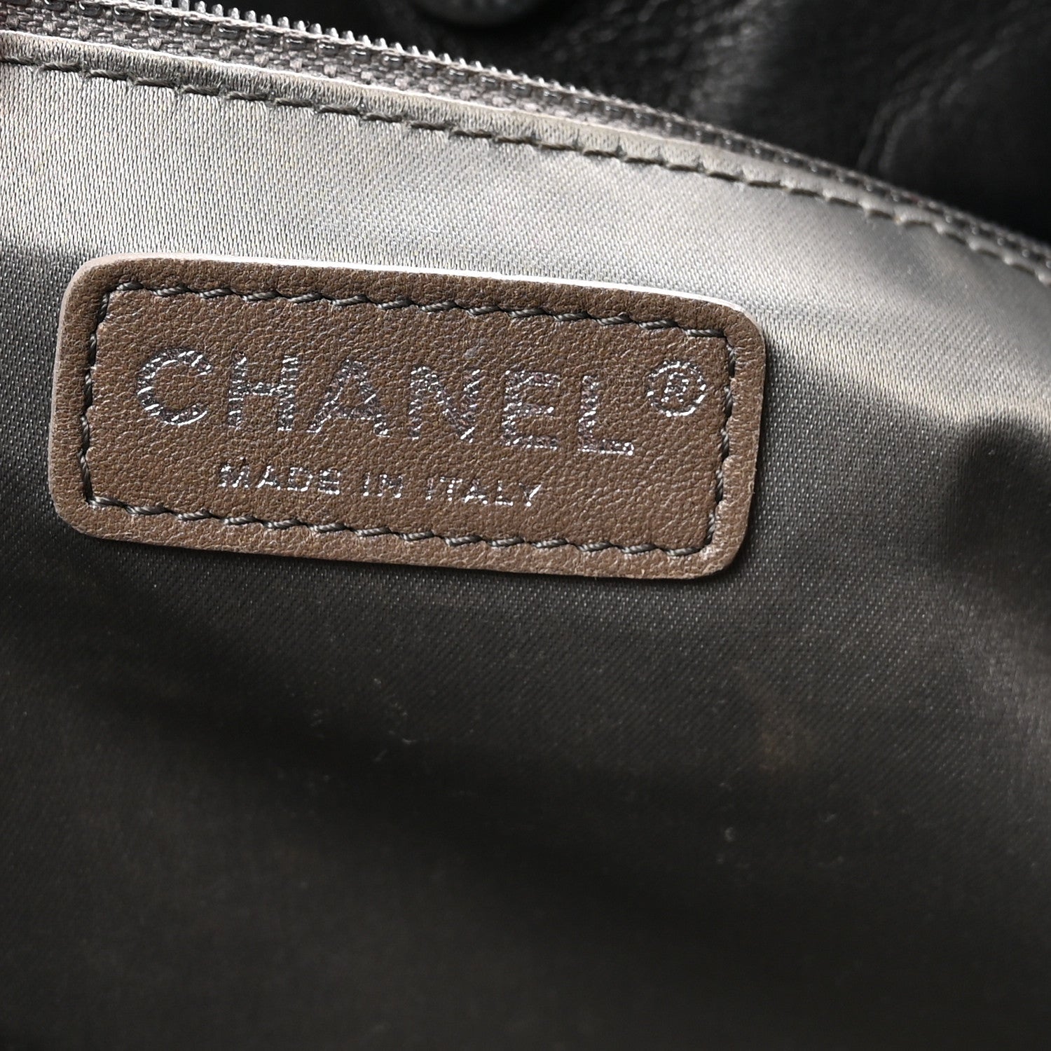 Chanel Lambskin CC Shoulder Bag Black