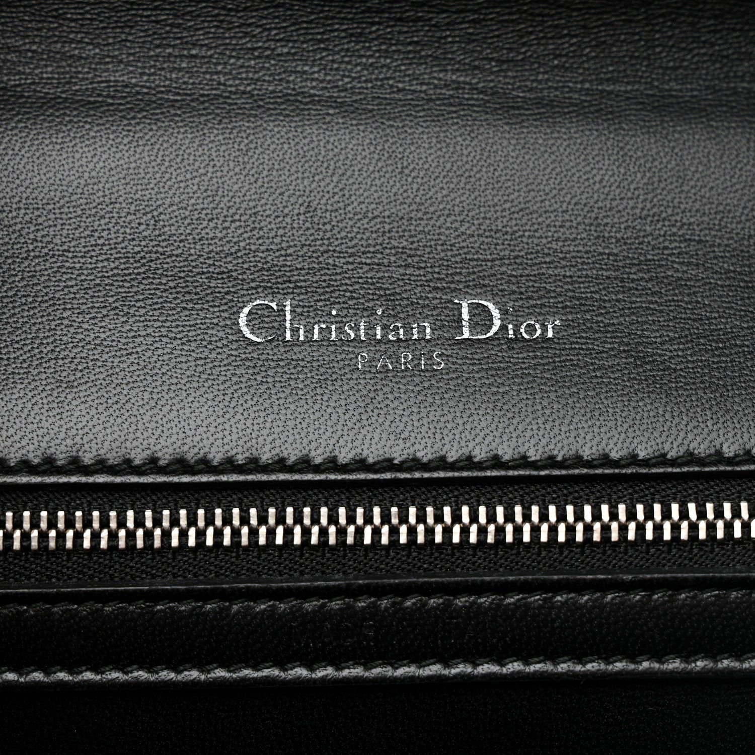 Christian Dior Lambskin Multi Studded Medium Diorama Flap Bag Black