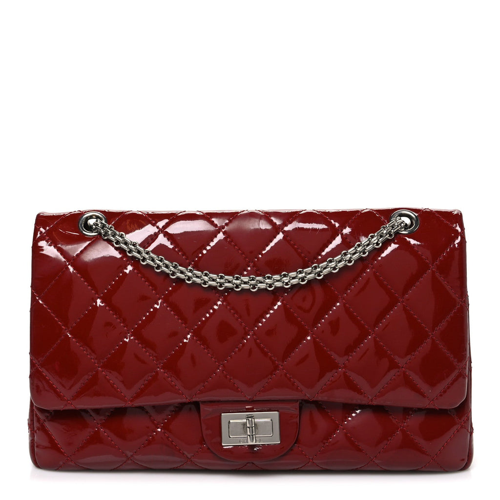 Chanel Patent Quilted 2.55 Reissue 226 Flap Red