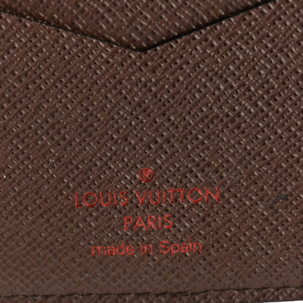 Louis Vuitton Damier Ebene Pocket Organizer NM