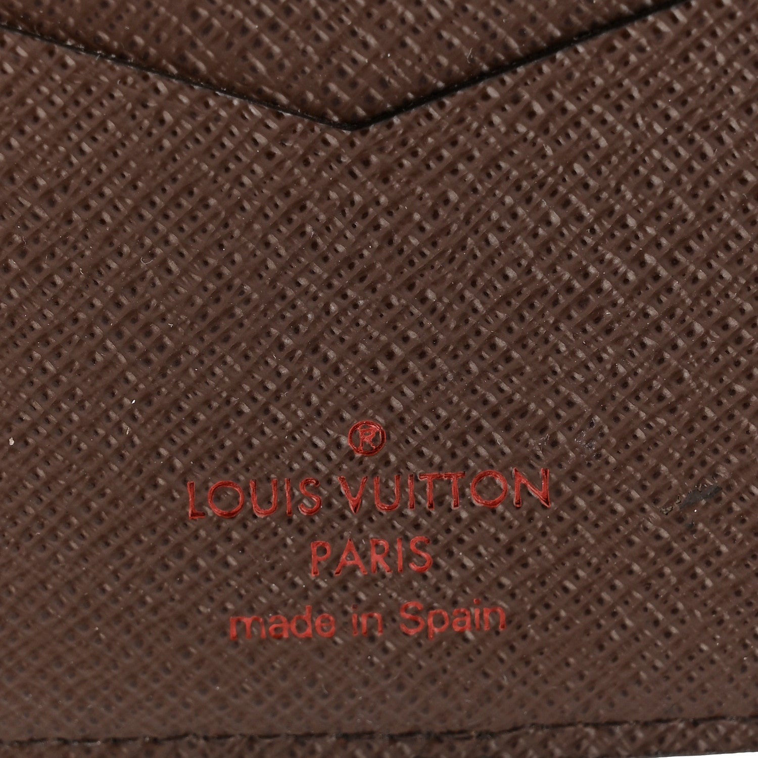 Louis Vuitton Damier Ebene Pocket Organizer NM