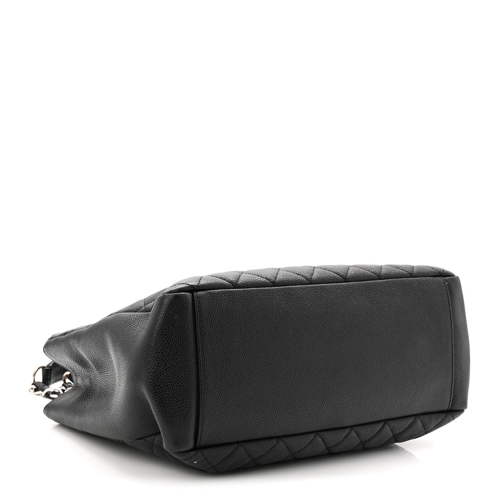 Chanel Caviar Quilted Grand Shopping Tote GST Black
