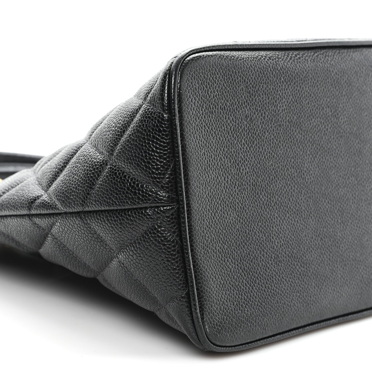 Chanel Caviar Quilted Medallion Tote Black