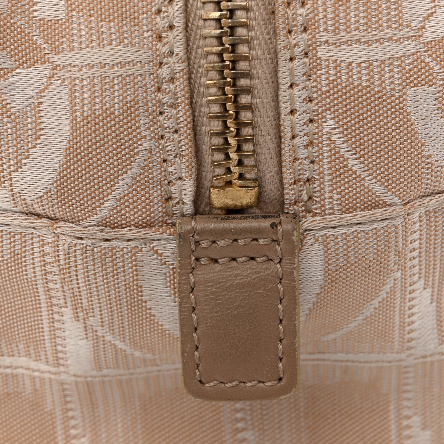 Chanel Nylon Travel Bowler Beige