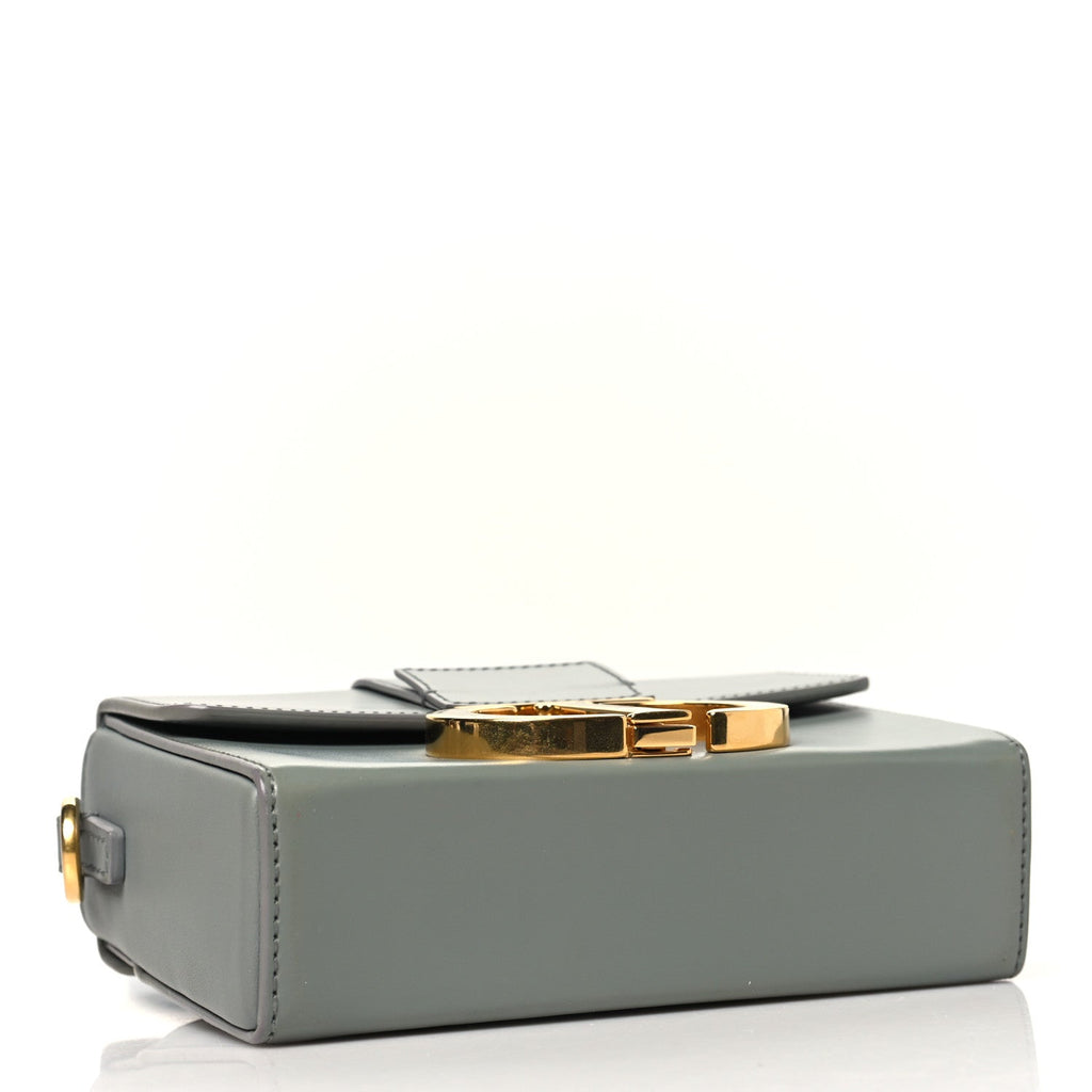 Christian Dior Box Calfskin 30 Montaigne Box Bag Gray