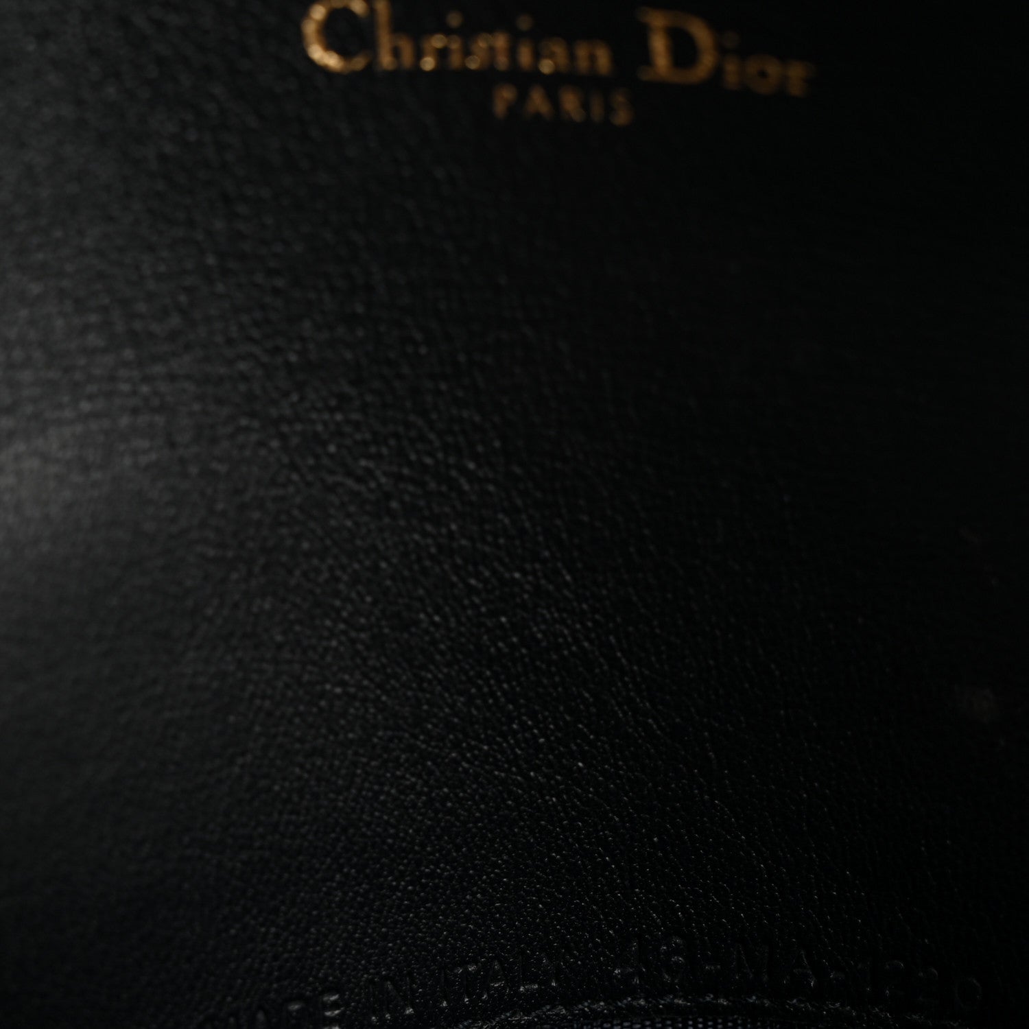 Christian Dior Oblique Saddle Chain Long Wallet Blue