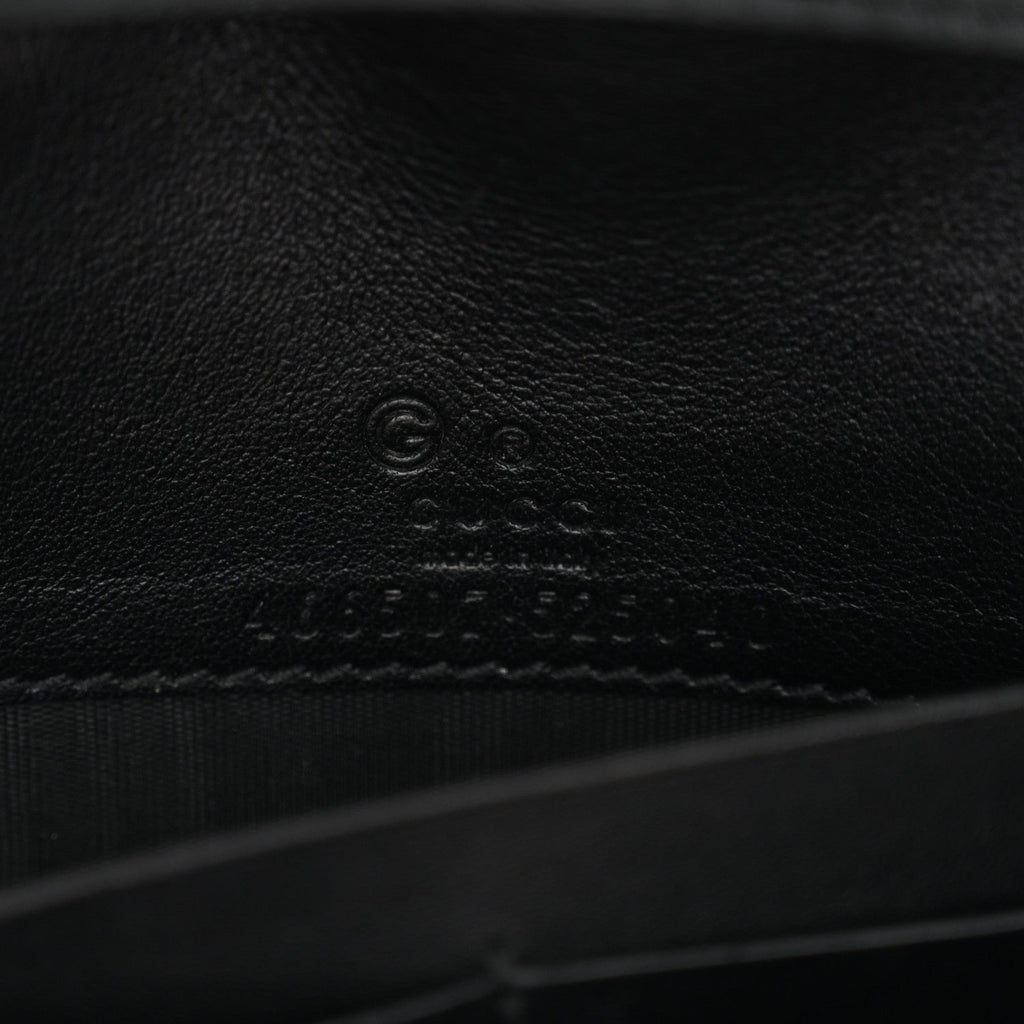 Gucci Soft Microguccissima Crossbody Wallet Black