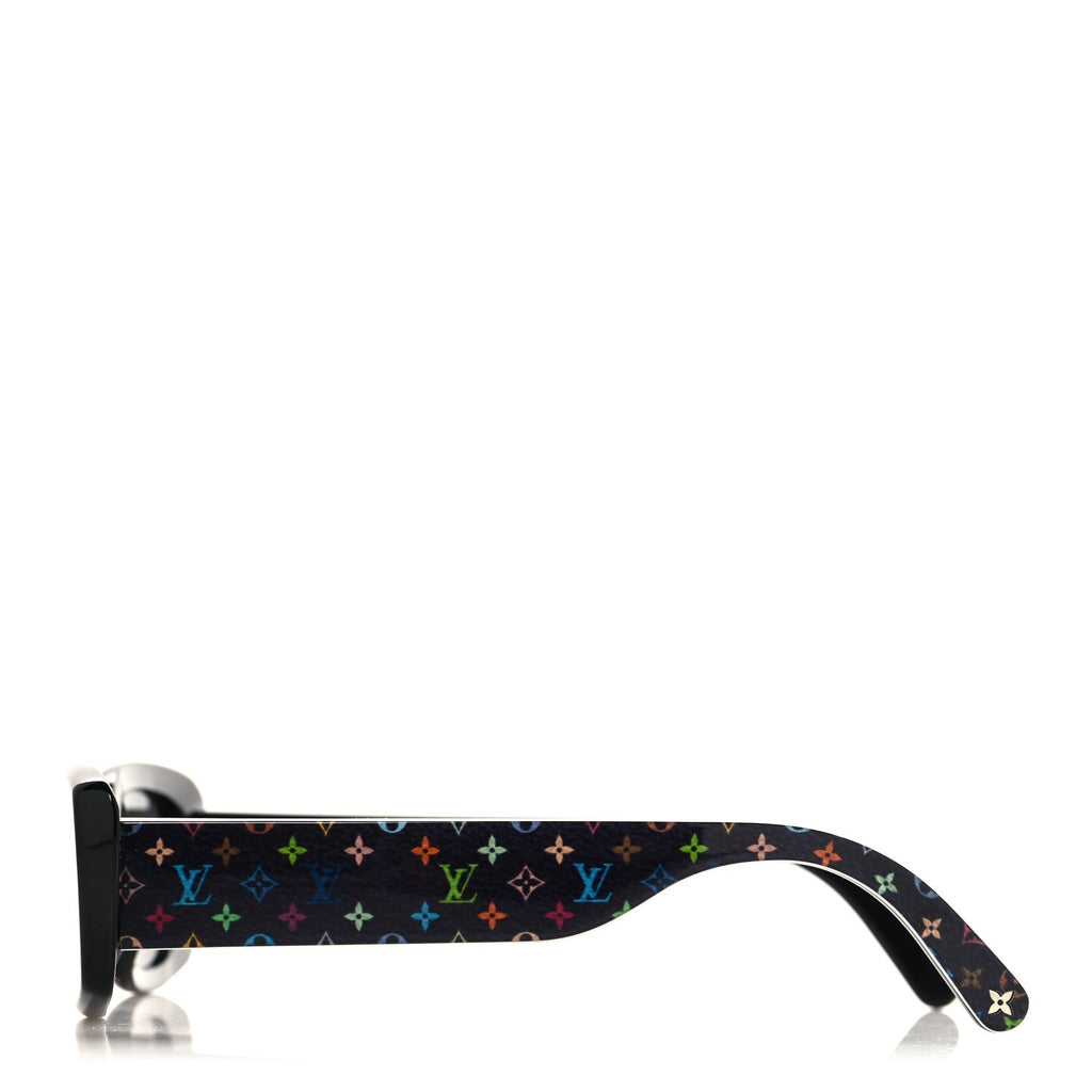 Louis Vuitton LV X TM Acetate Monogram Multicolor Sunglasses Z2709W Black