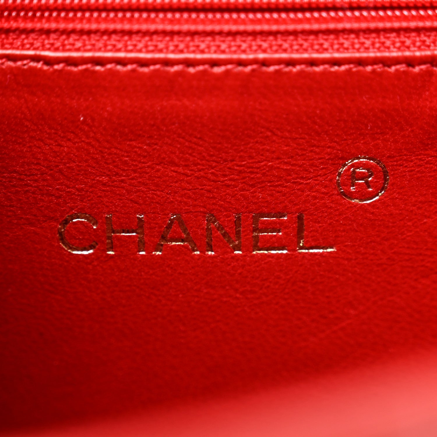 Chanel Shiny Alligator Small Single Flap Red