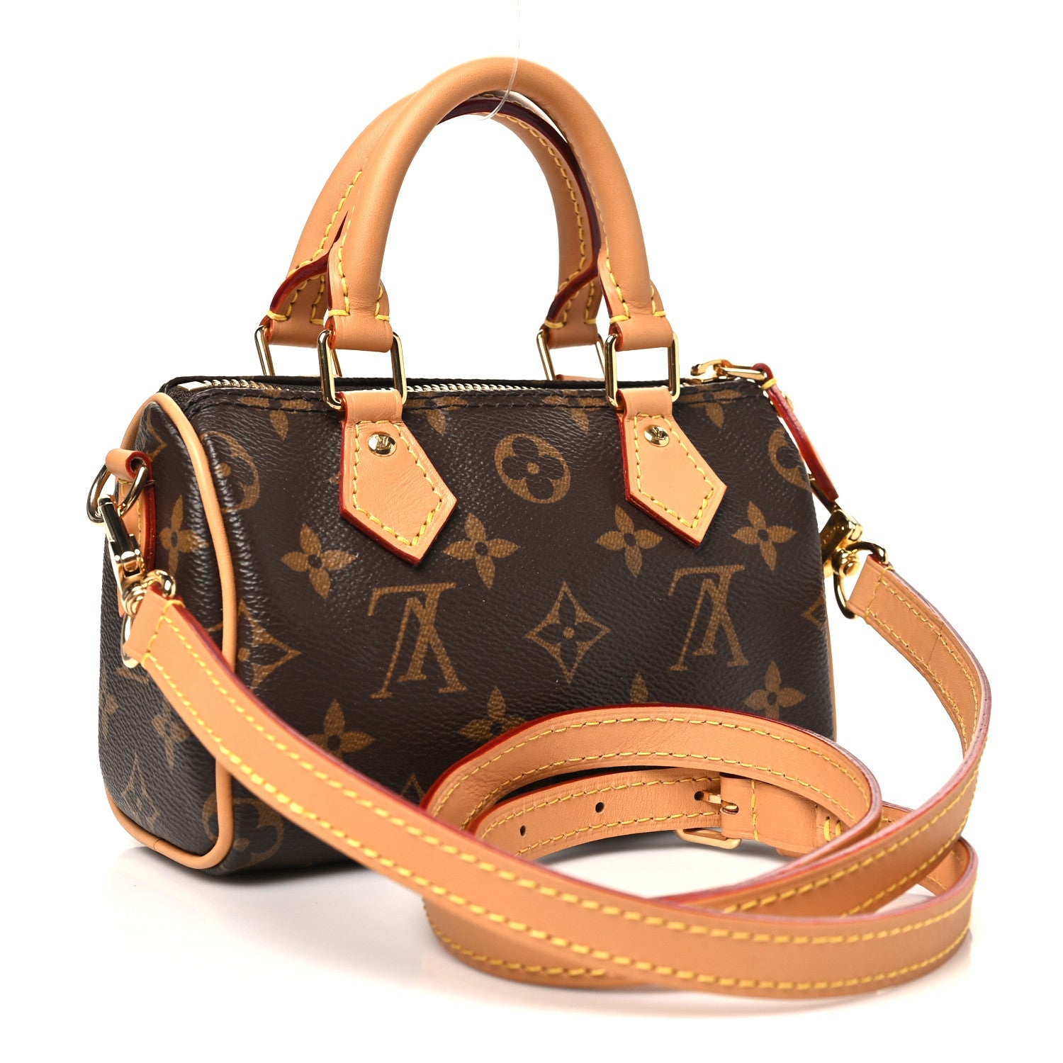 Louis Vuitton Monogram Nano Speedy Bandouliere