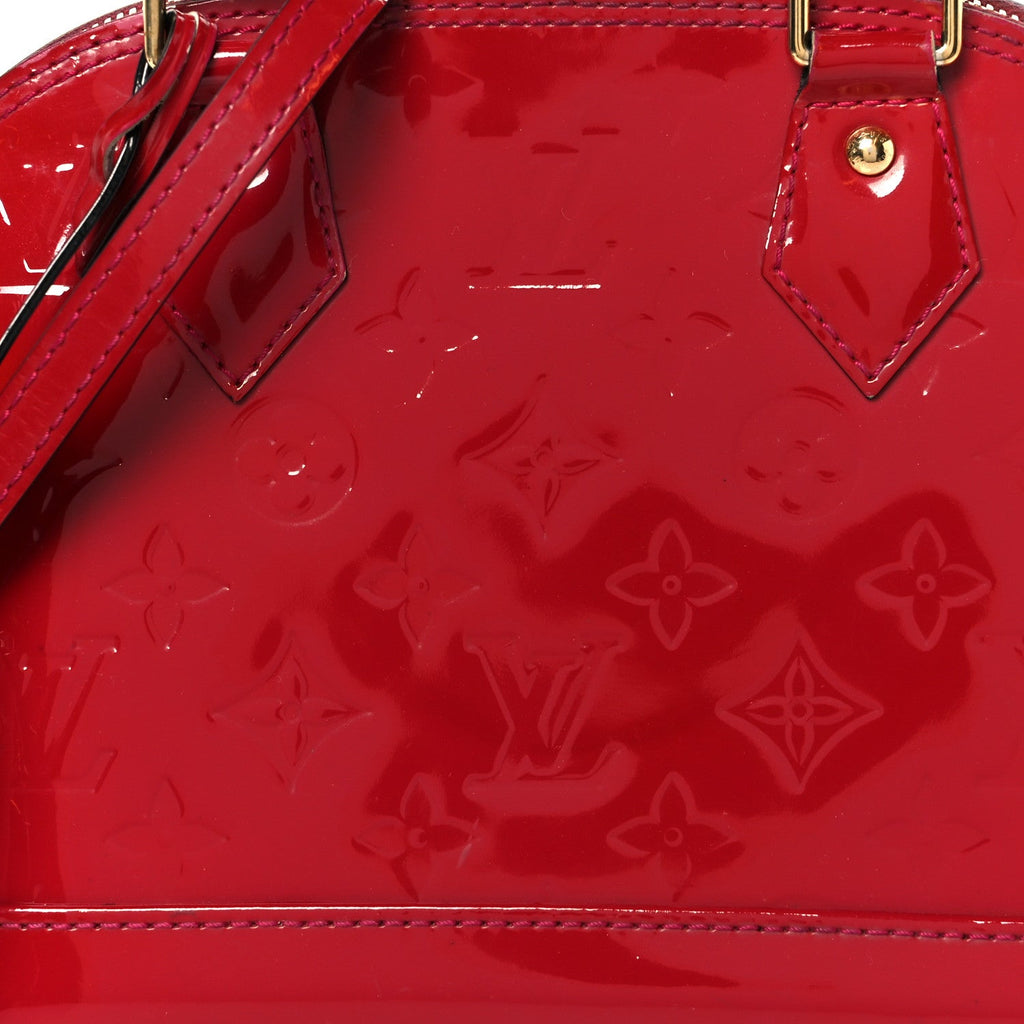 Louis Vuitton Vernis Alma BB Rose Indien
