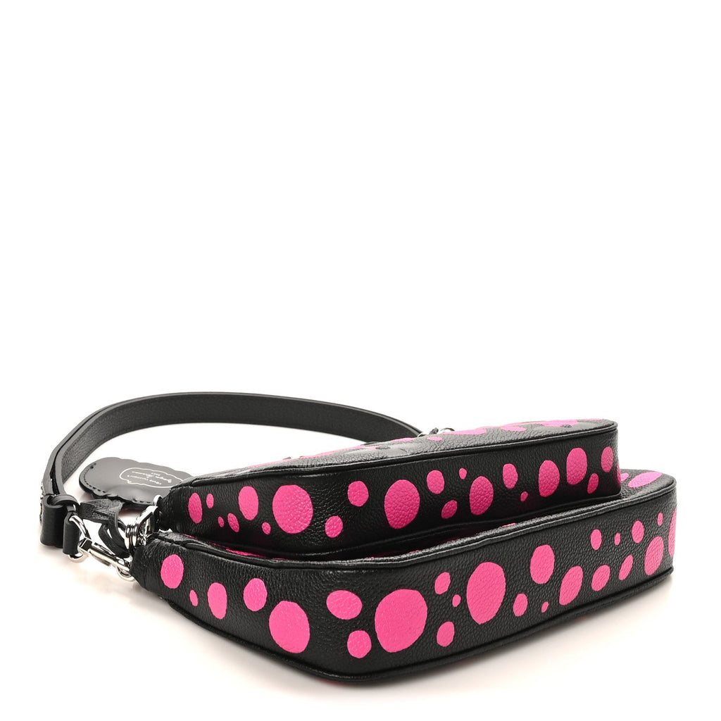 Louis Vuitton LV X YK Empreinte Multi Pochette Accessories Black Fuchsia