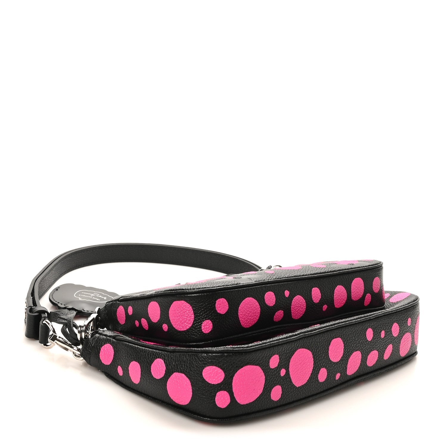 Louis Vuitton LV X YK Empreinte Multi Pochette Accessories Black Fuchsia