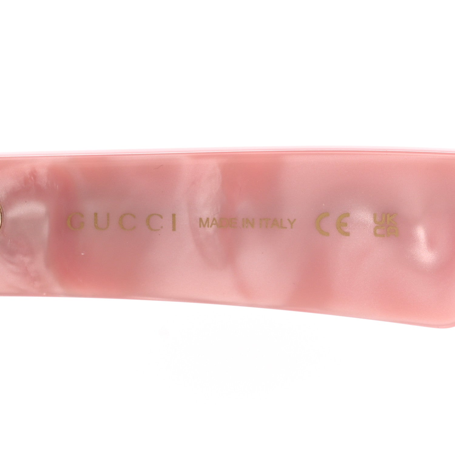 Gucci Rectangle 52mm Frame Sunglasses GG0998/S Black Pink
