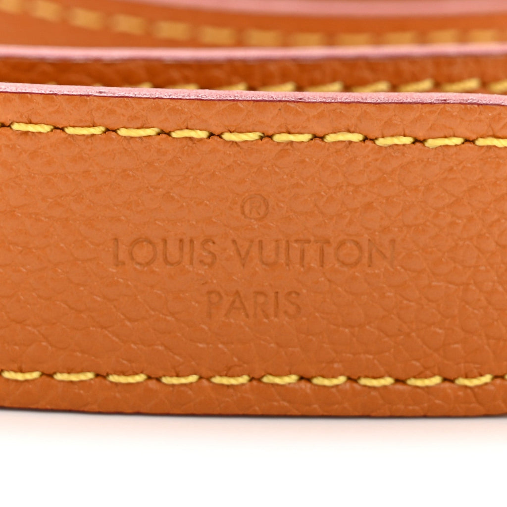 Louis Vuitton Grained Calfskin Marelle Strap Honey Miel