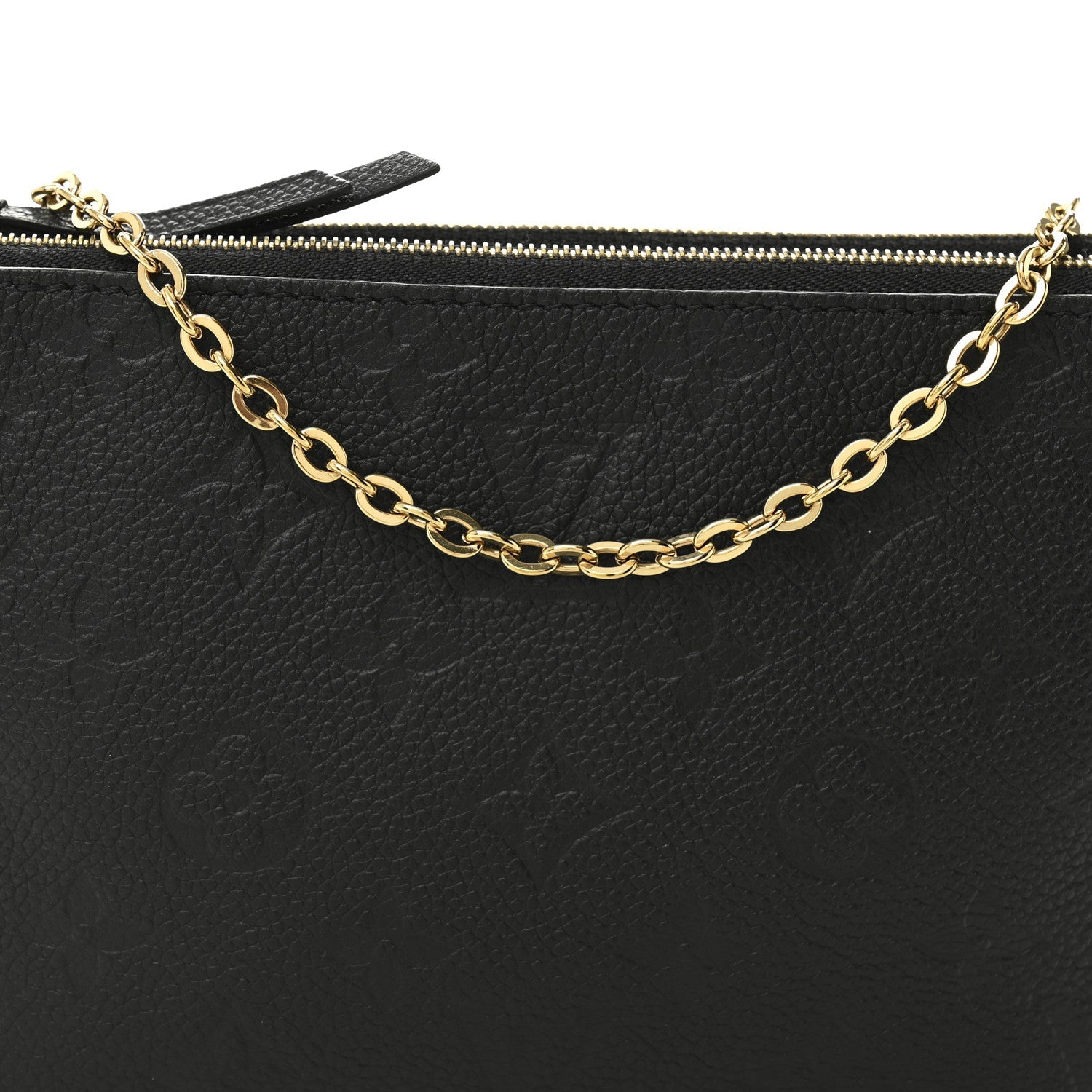 Louis Vuitton Empreinte Double Zip Pochette Black