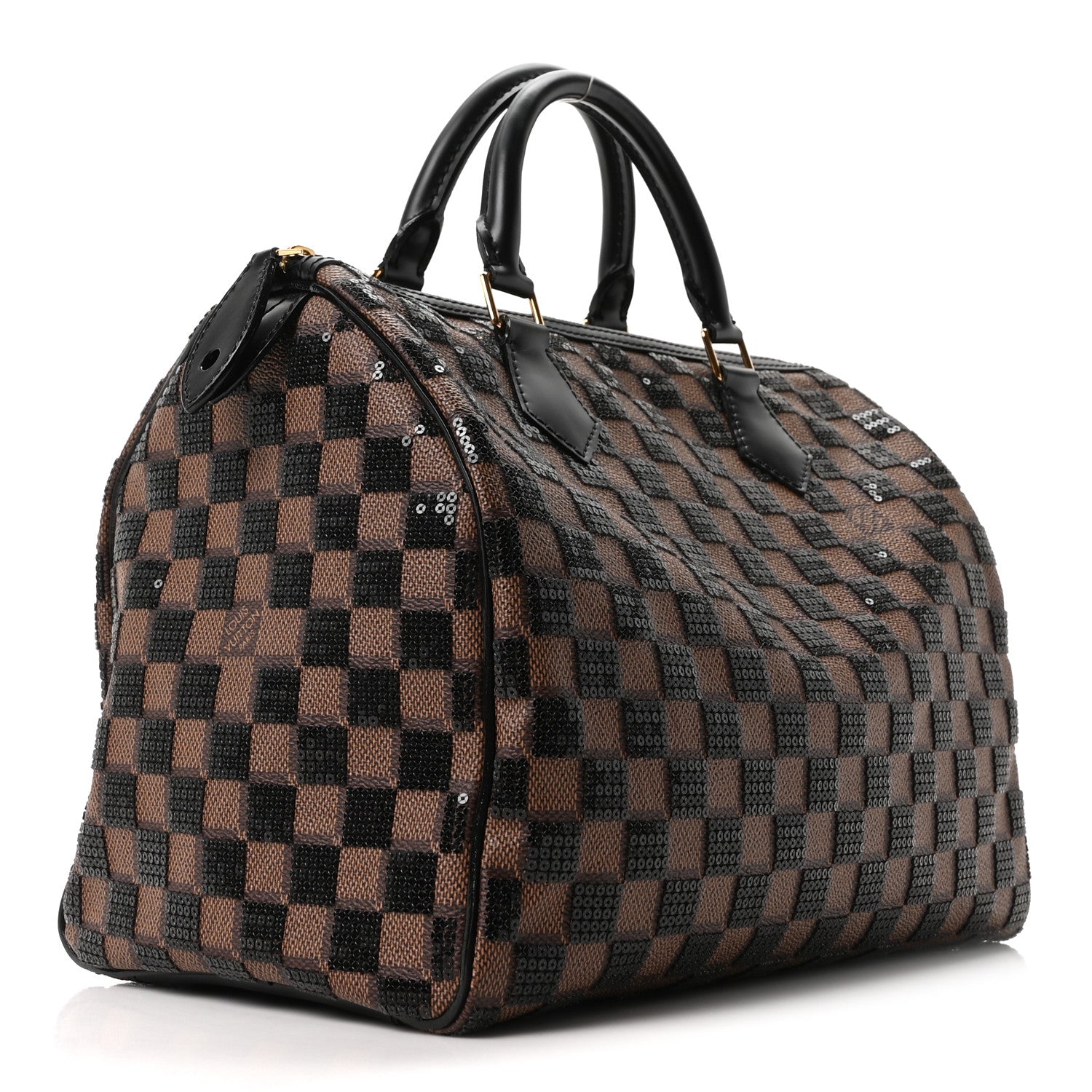 Louis Vuitton Damier Paillettes Speedy 30 Black
