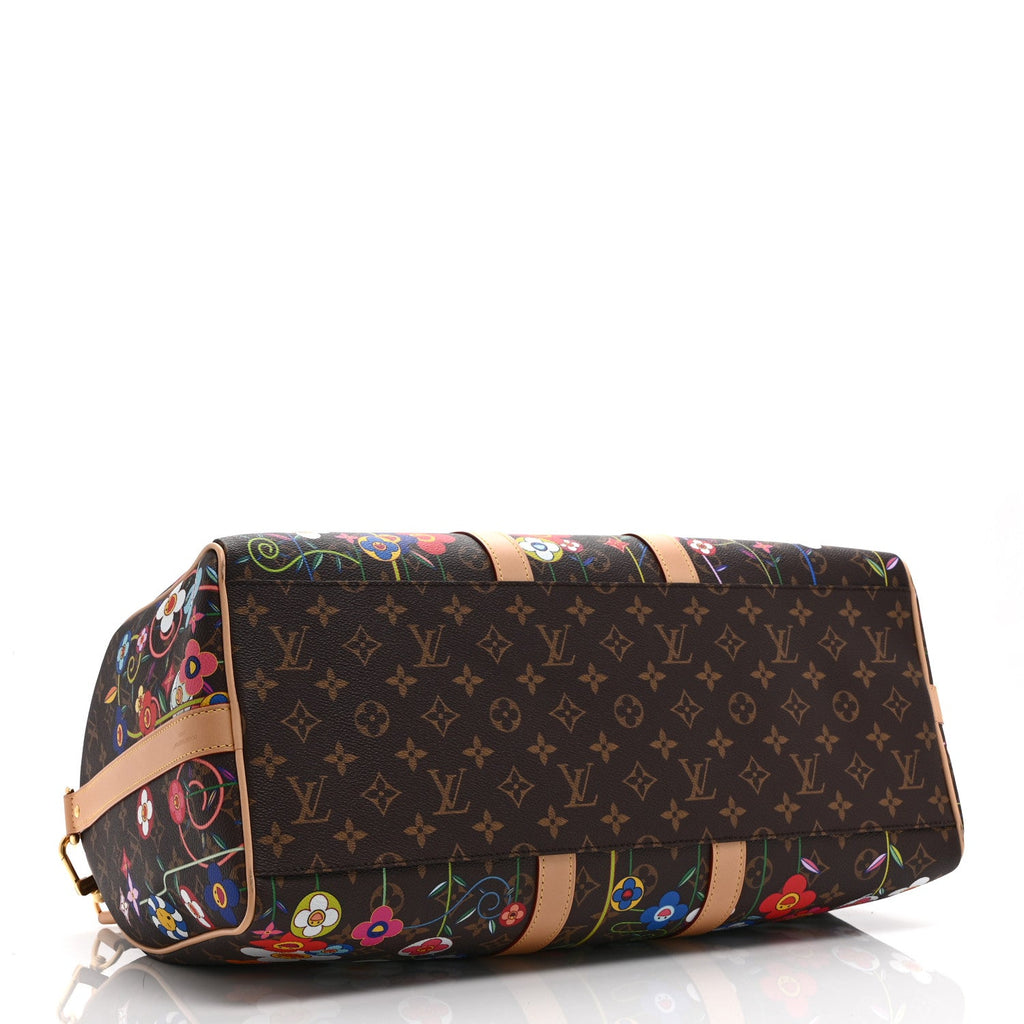 Louis Vuitton LV X TM Monogram Flowers Keepall Bandouliere 45