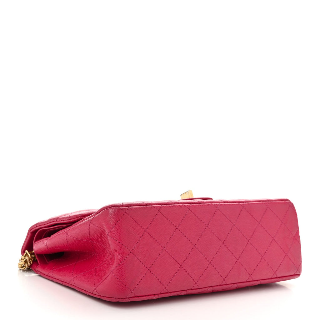 Chanel Caviar Quilted 2.55 Reissue 225 Flap Fuchsia
