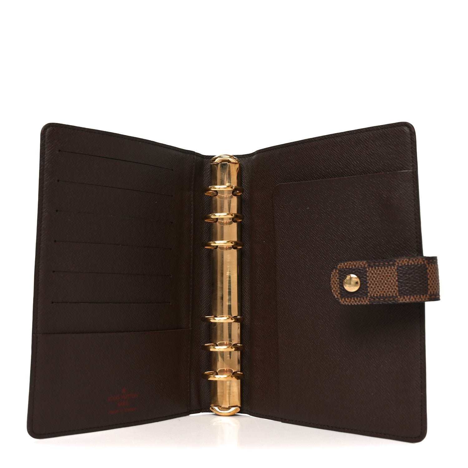Louis Vuitton Damier Ebene Medium Ring Agenda Cover