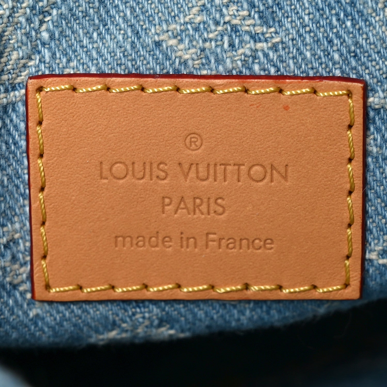 Louis Vuitton Monogram Washed Denim Let Go PM Sky Blue
