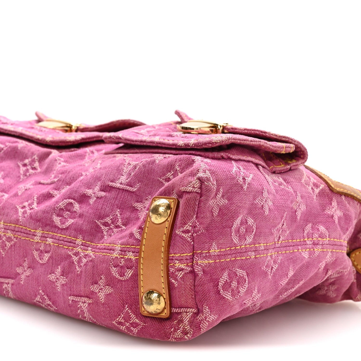 Louis Vuitton Denim Baggy PM Fuchsia