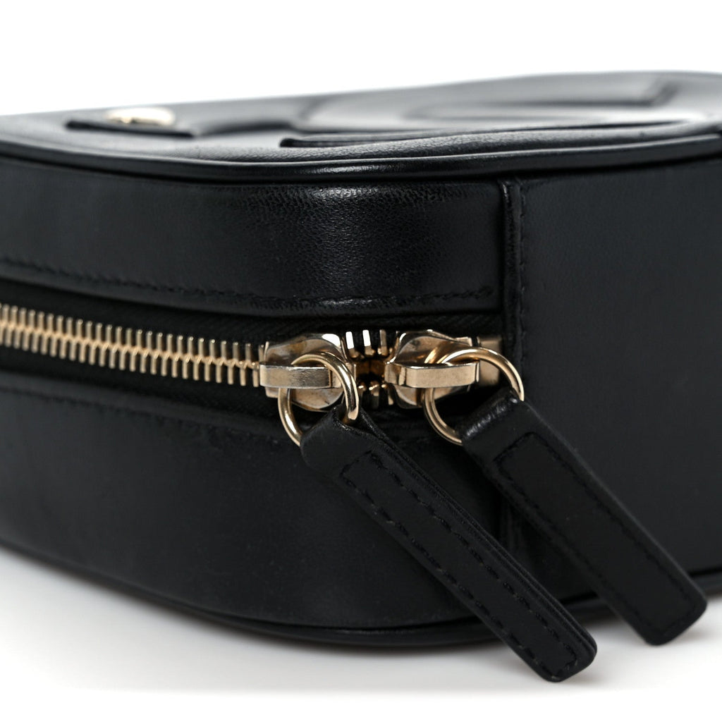 Chanel Calfskin CC Mania Camera Case Black