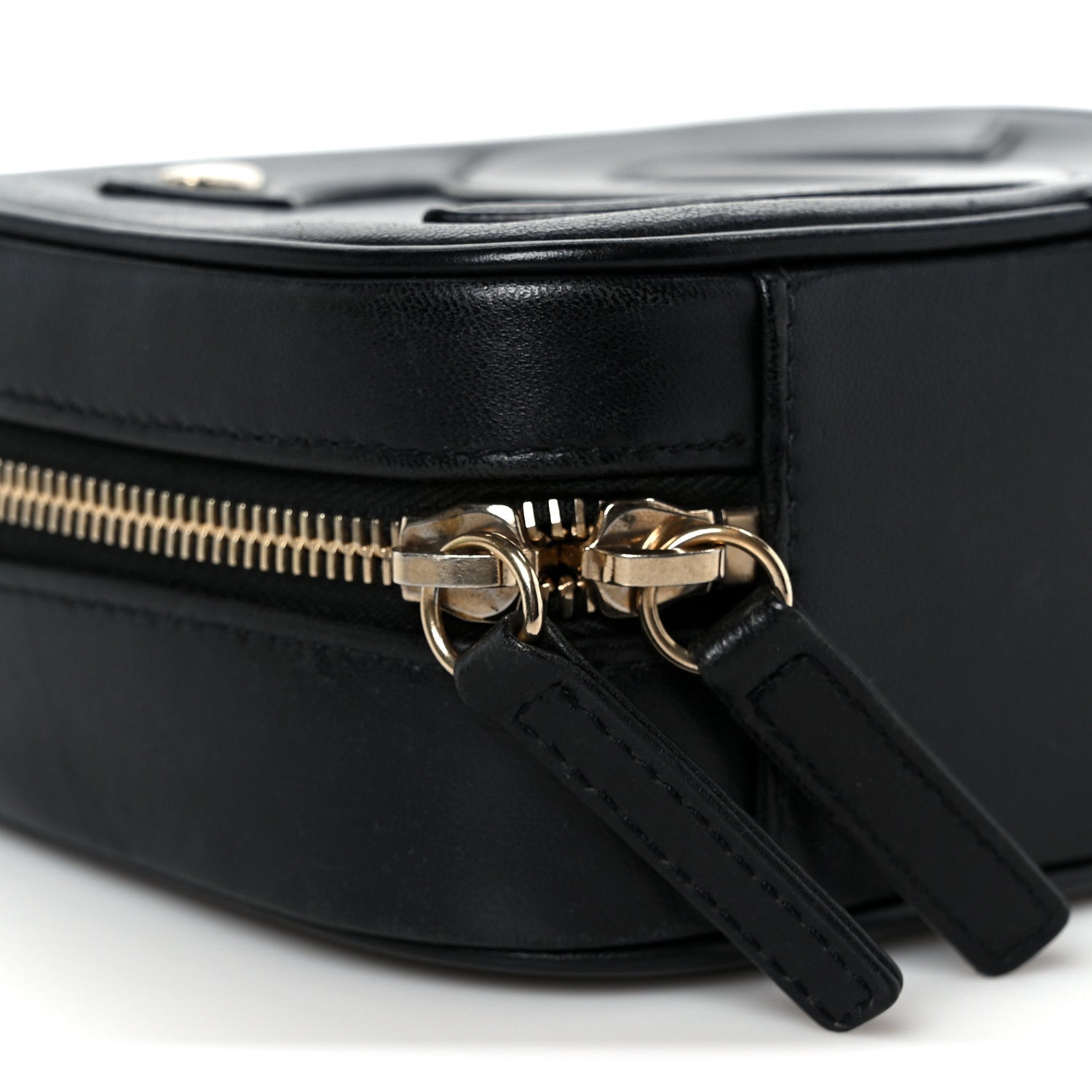 Chanel Calfskin CC Mania Camera Case Black