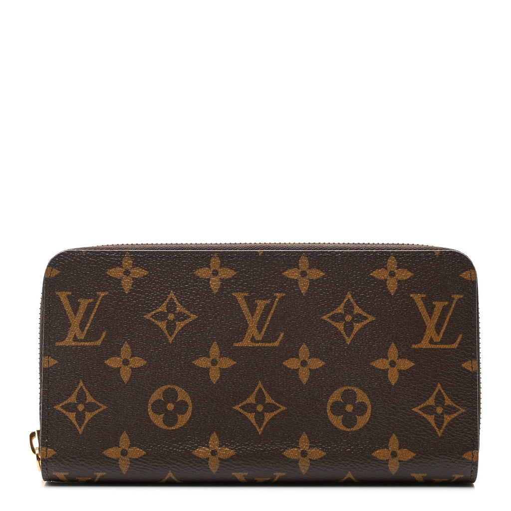 Louis Vuitton Monogram Zippy Wallet Coquelicot