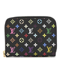 Louis Vuitton Monogram Multicolor Zippy Coin Purse Black Grenade
