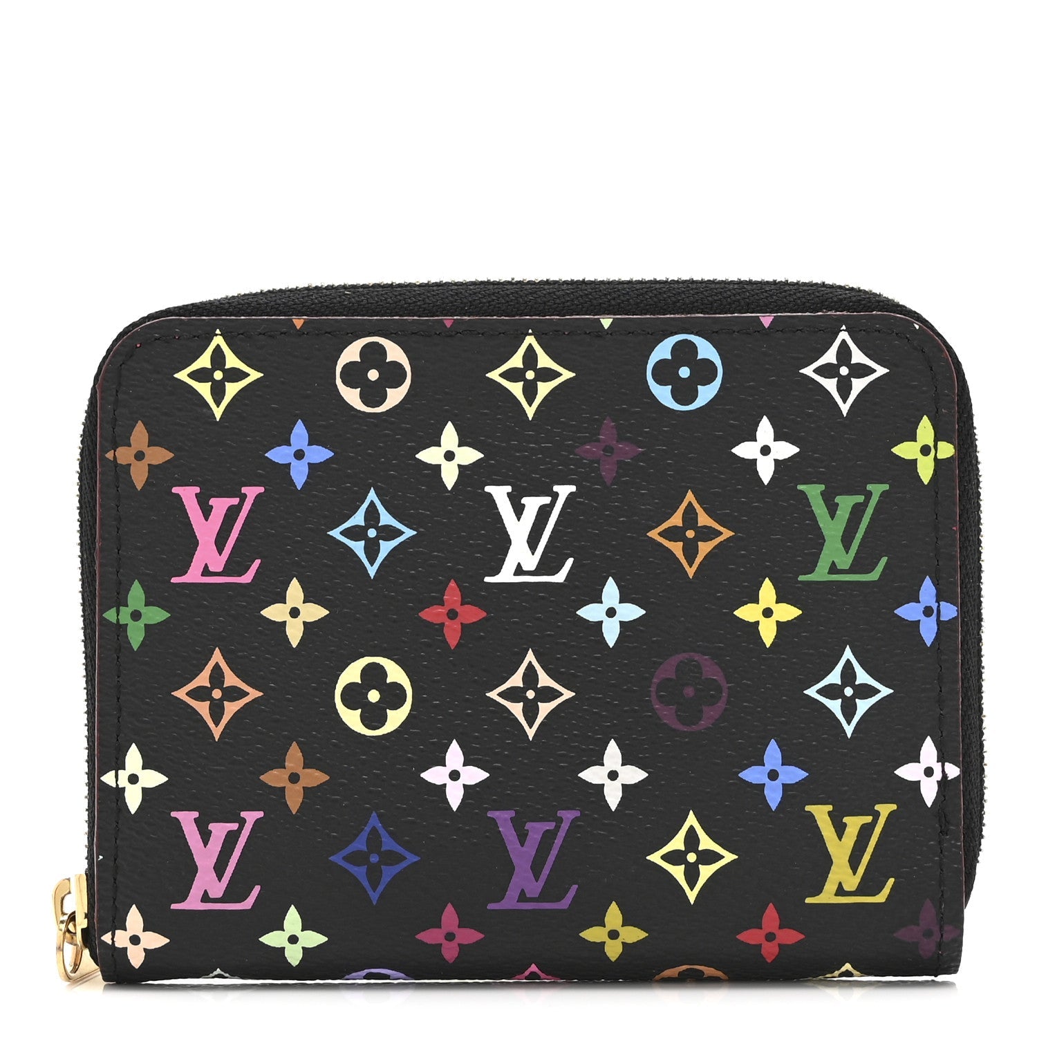 Louis Vuitton Monogram Multicolor Zippy Coin Purse Black Grenade