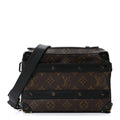 Louis Vuitton Monogram Macassar Handle Soft Trunk Black