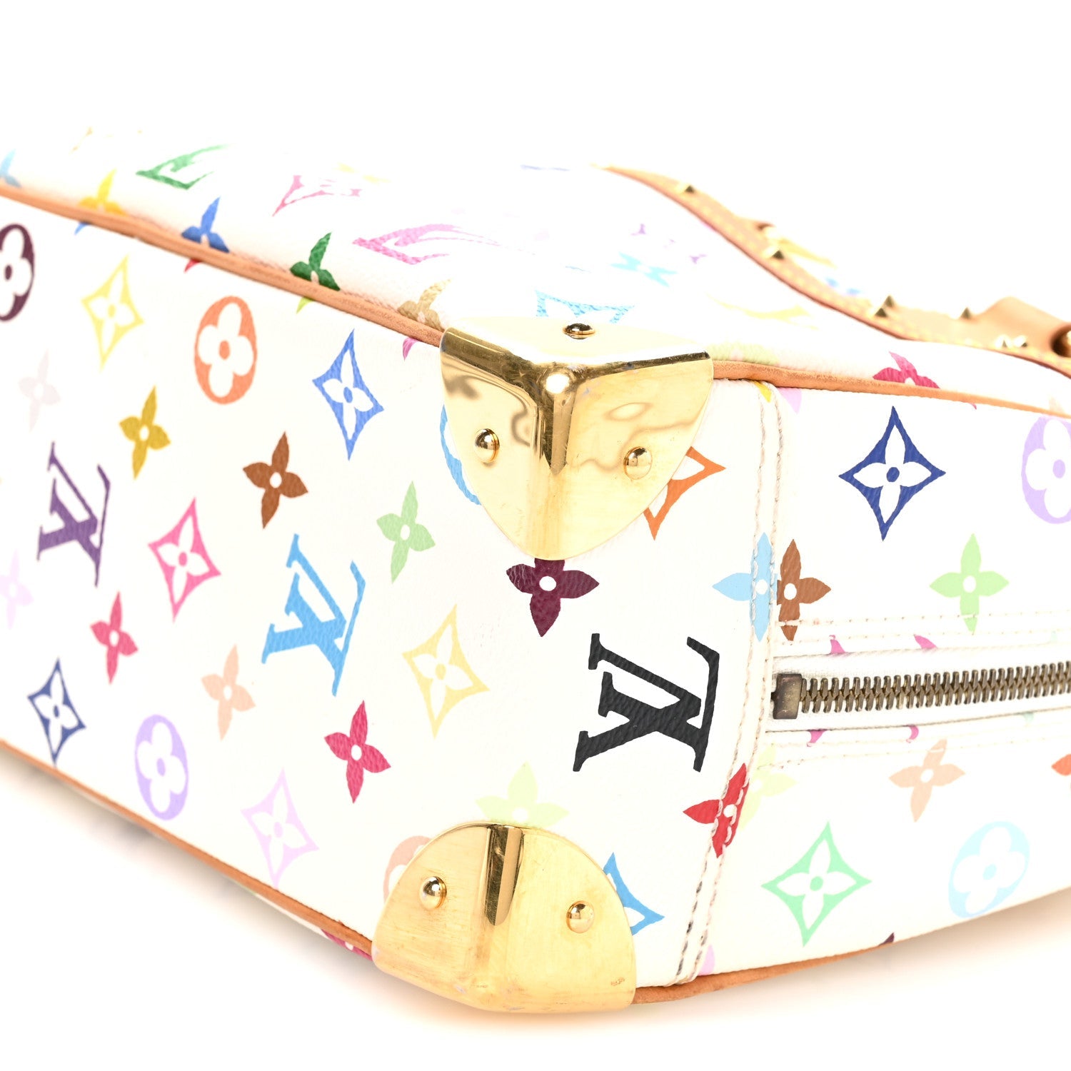 Louis Vuitton Monogram Multicolor Trouville White