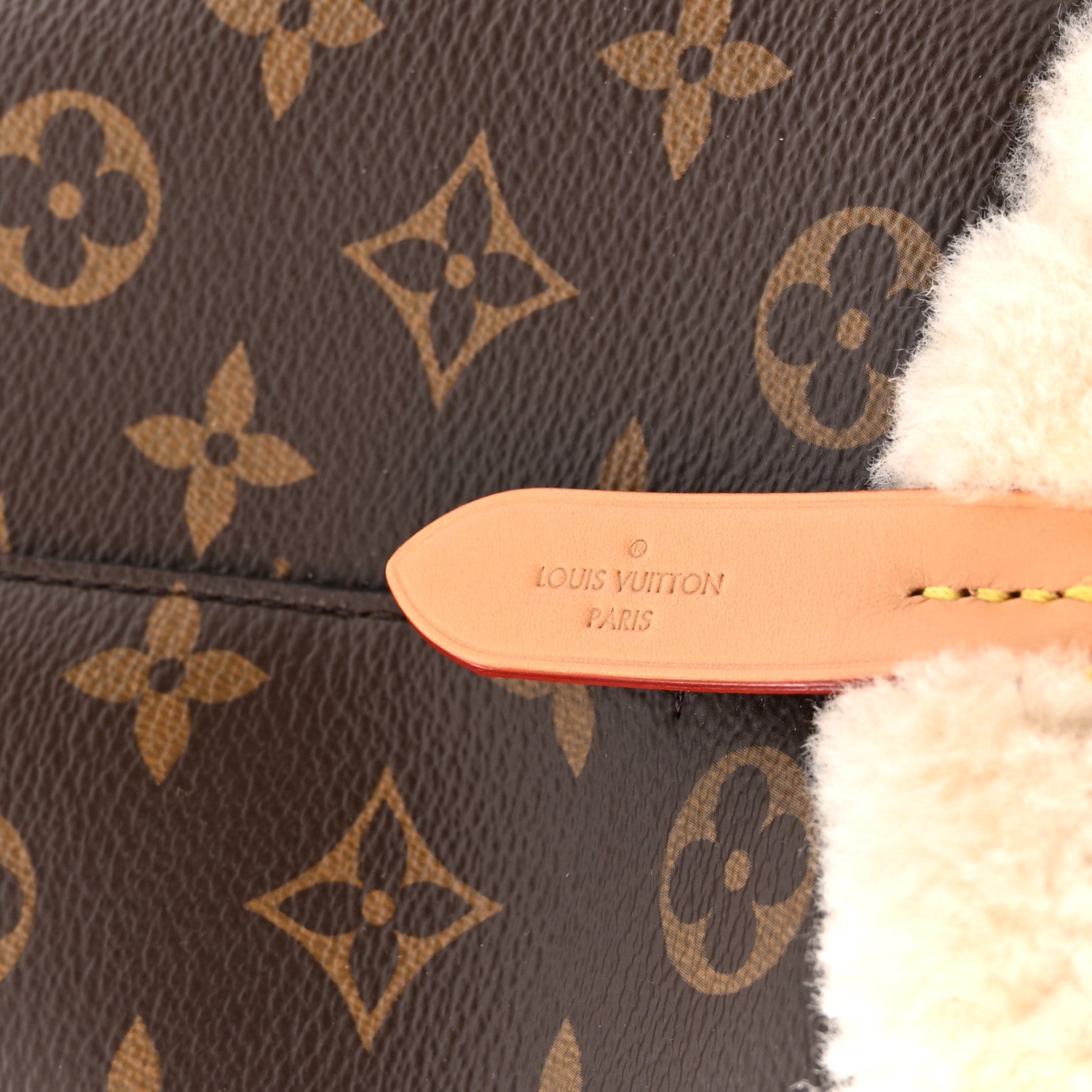 Louis Vuitton Monogram Shearling Cozygram Neonoe BB