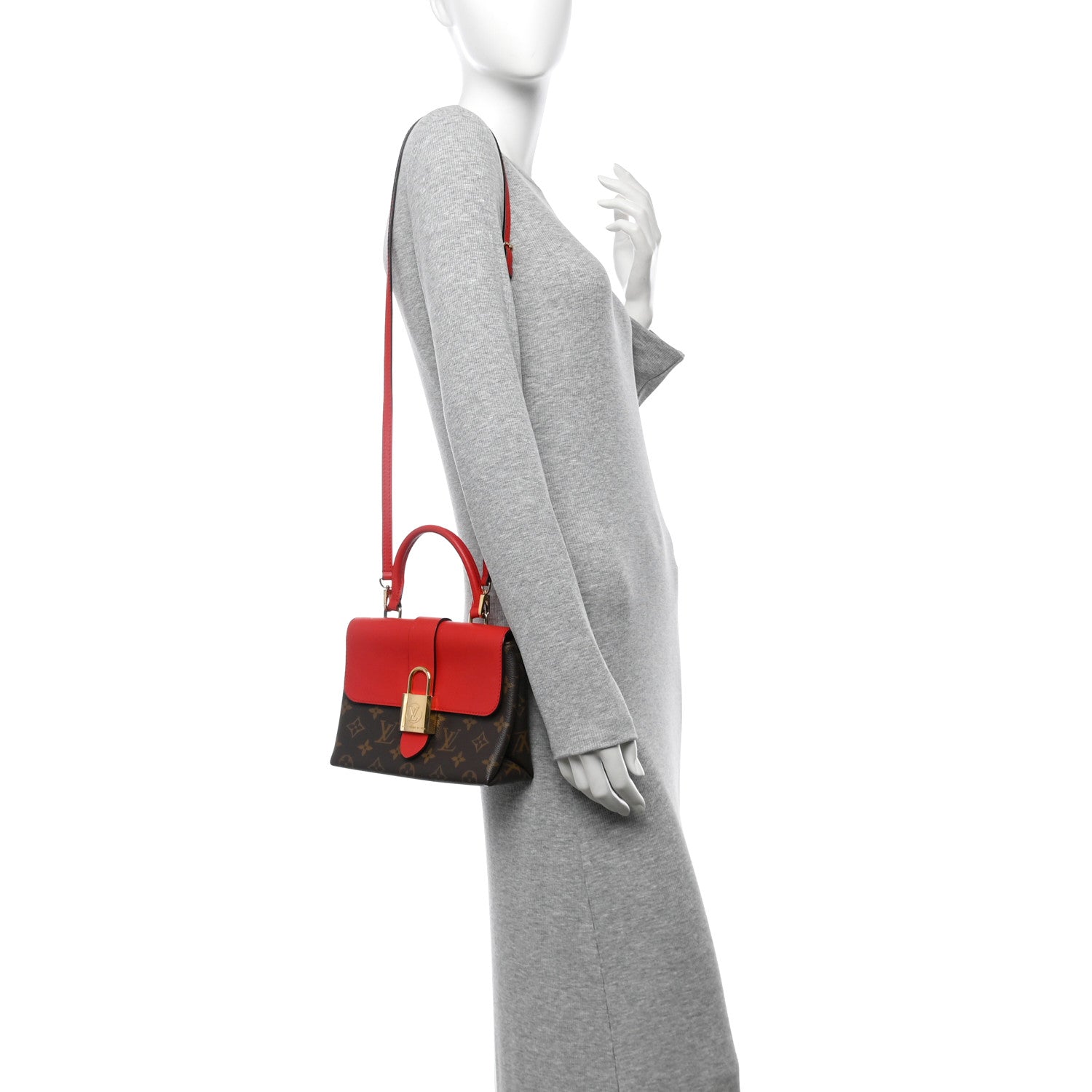 Louis Vuitton Monogram Locky BB Coquelicot