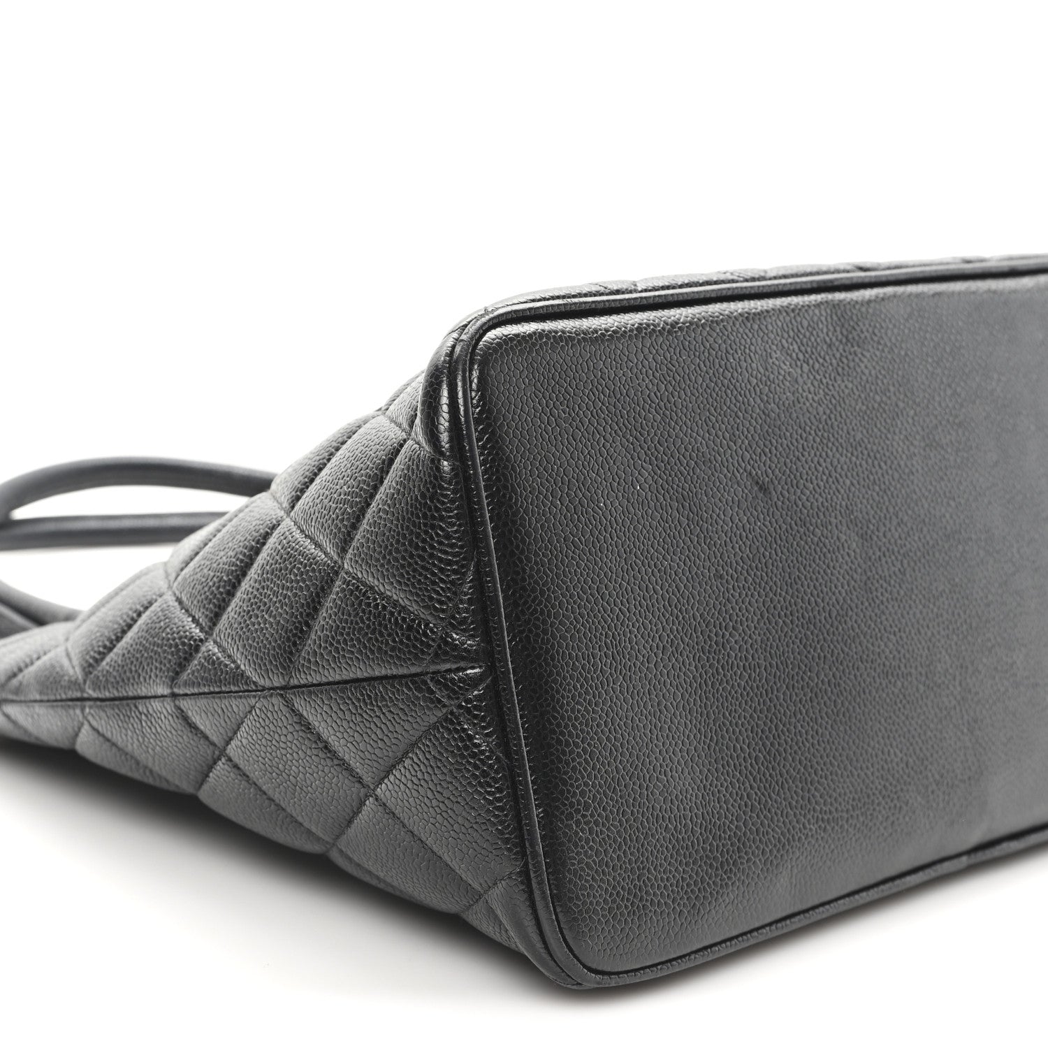 Chanel Caviar Quilted Medallion Tote Black