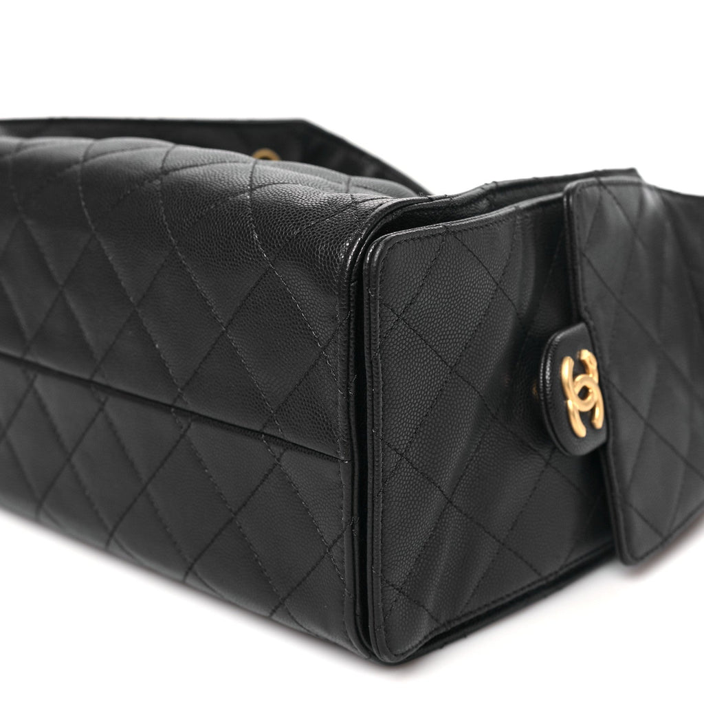 Chanel Caviar Quilted Small Chanel 25 Handbag Dark Navy