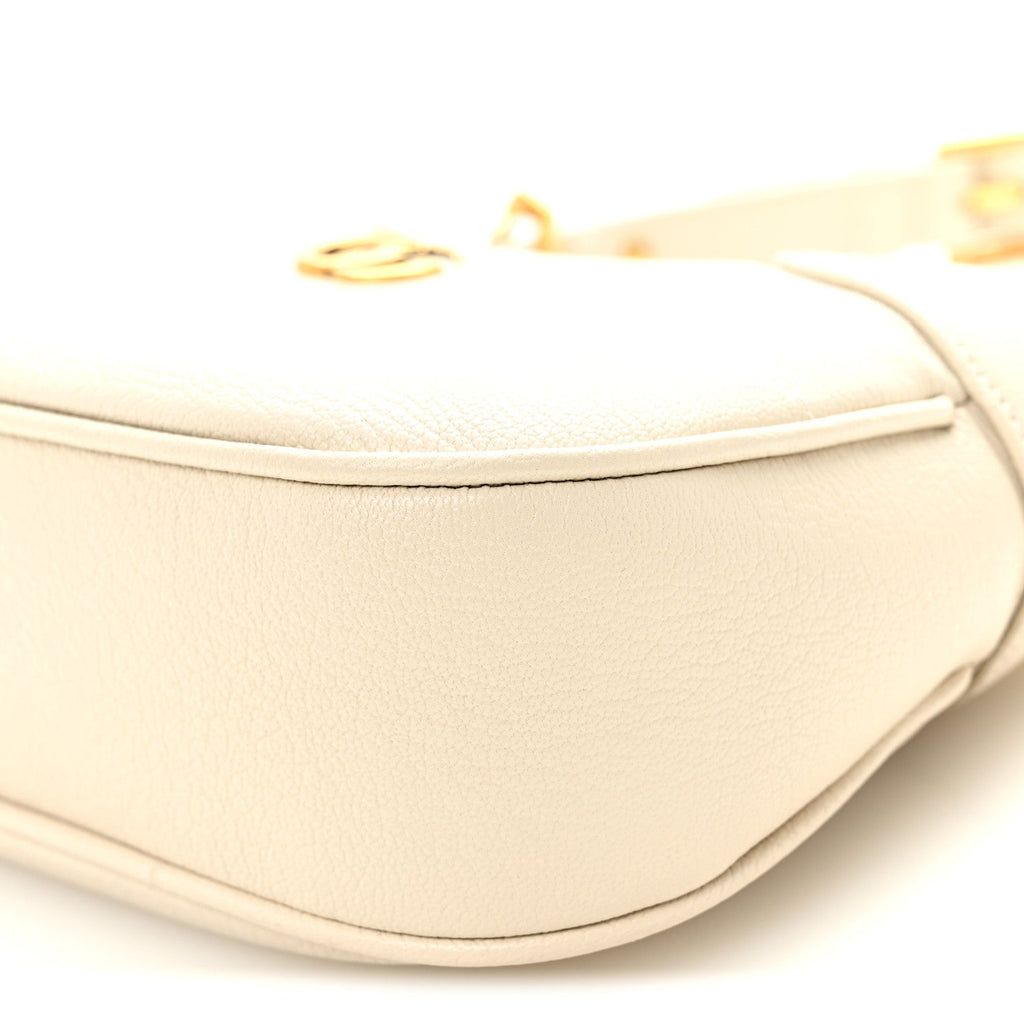 Gucci Goatskin Small Aphrodite Shoulder Bag Mystic White