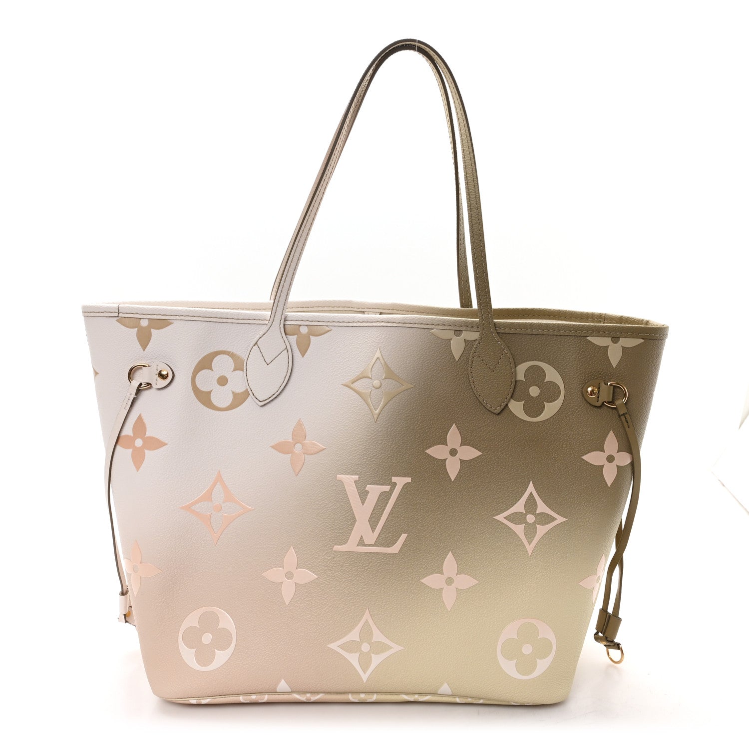 Louis Vuitton Monogram Giant Spring In The City Neverfull MM Sunset Kaki