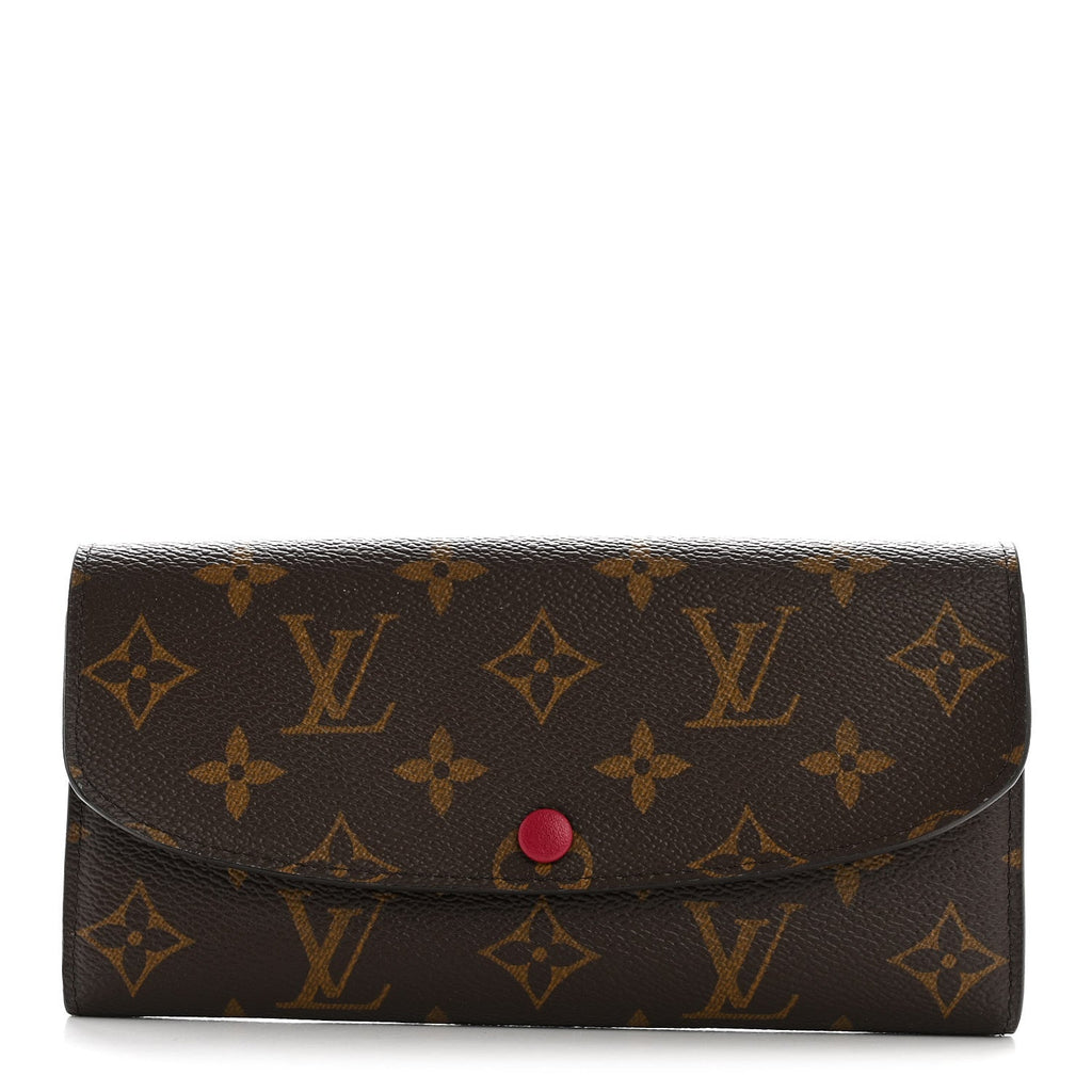 Louis Vuitton Monogram Emilie Wallet Fuchsia