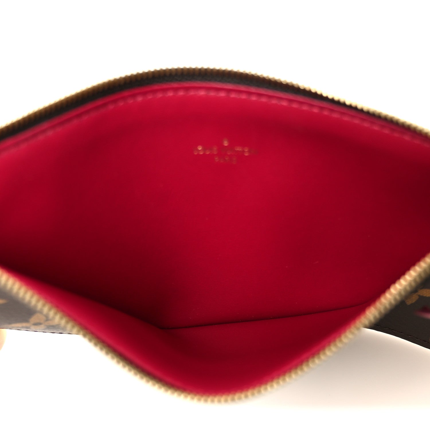 Louis Vuitton Monogram Pochette Felicie Chain Wallet Fuchsia