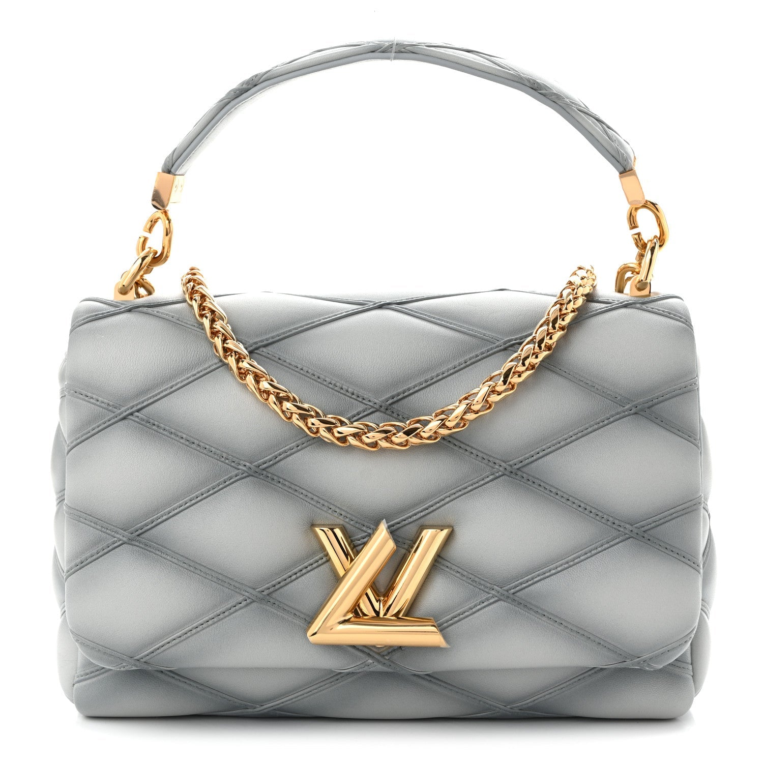 Louis Vuitton Lambskin Malletage GO-14 MM Ecume