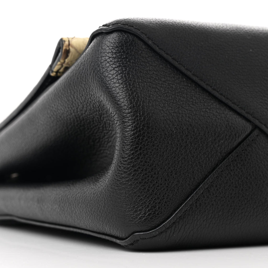 Louis Vuitton Snakeskin Lockme II Top Handle Black