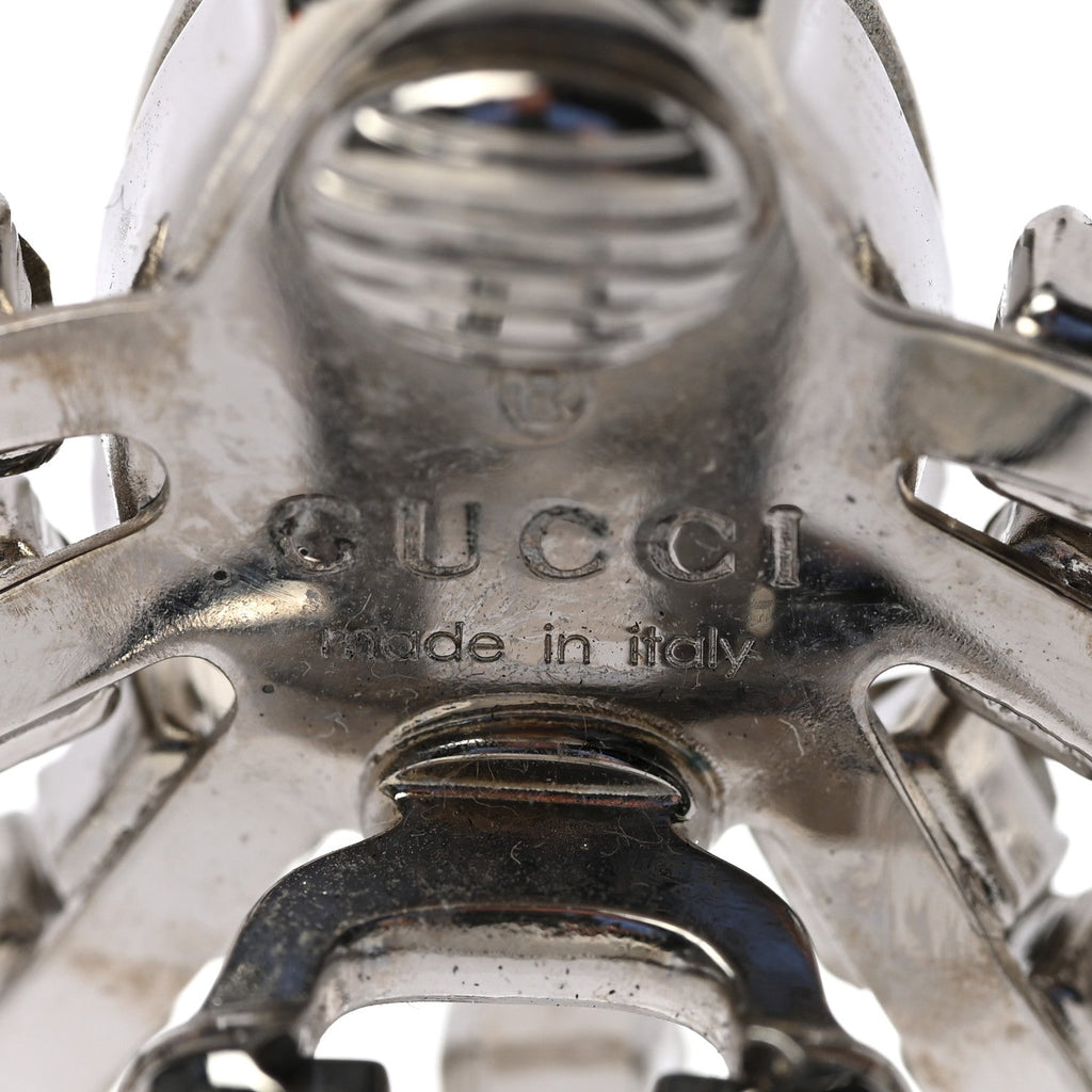 Gucci Crystal Single Earring Silver