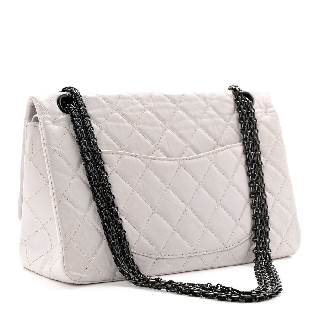 Chanel Aged Calfskin 2.55 Reissue 226 Flap White