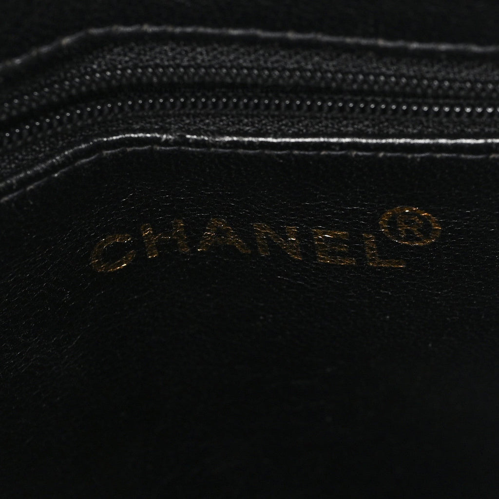 Chanel Caviar Quilted Medallion Tote Black